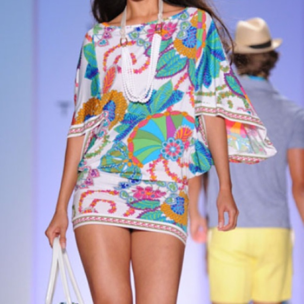 Trina Turk Floral Print Swim Coverup
